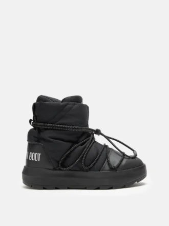 Adidas X Moon Boot Black Ace Mid-Top Sneakers