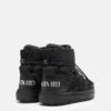 Adidas X Moon Boot Black Ace Mid-Top Sneakers