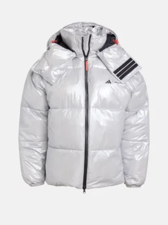 Adidas X Moon Boot Silver Puffer Jacket