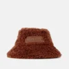 Brown Furry Bucket Hat Brown Furry Bucket Hat