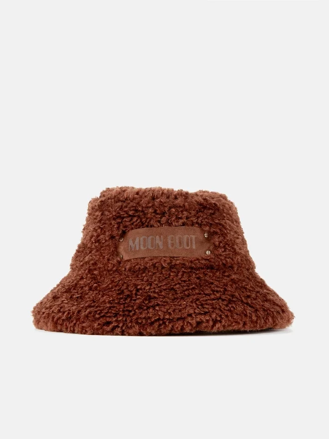 Brown Furry Bucket Hat Brown Furry Bucket Hat