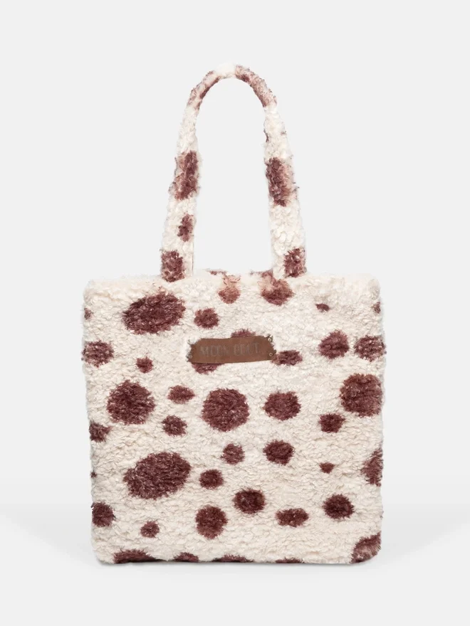 Brown Furry Tote Bag Brown Furry Tote Bag