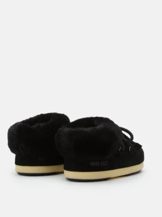 Evx Black Suede Mules