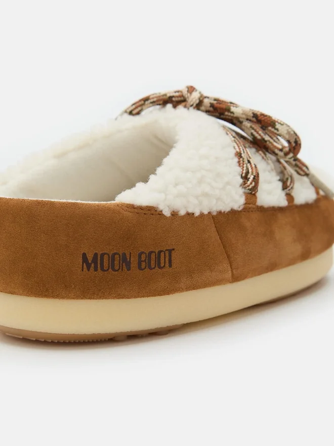 Evx Brown Shearling Mules Evx Brown Shearling Mules