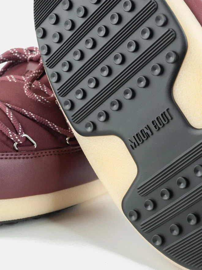 Evx Burgundy Nylon Mules Evx Burgundy Nylon Mules