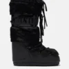 Icon Black Faux-Fur Boots