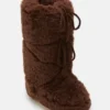 Icon Dark Brown Curly Extra Boots