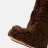 Icon Dark Brown Curly Extra Boots