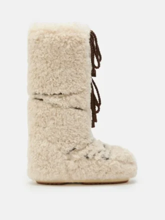 Icon Ecru Curly Extra Boots