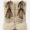 Icon Ecru Curly Extra Boots
