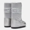 Icon Glance Silver Satin Boots