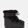 Icon Low Black Faux-Fur Boots