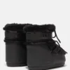 Icon Low Black Faux-Fur Boots