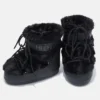 Icon Low Black Faux-Fur Boots