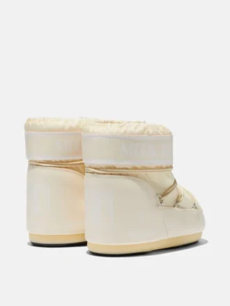 Icon Low Cream Nylon Boots