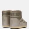 Icon Low Glance Platinum Satin Boots