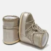 Icon Low Glance Platinum Satin Boots