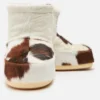 Icon Low No Lace Cow Print Boots