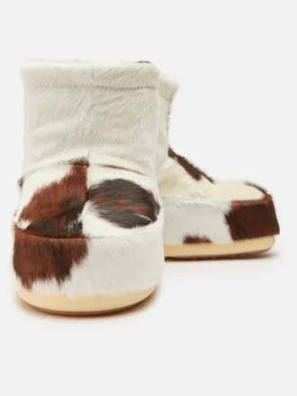 Icon Low No Lace Cow Print Boots