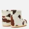 Icon Low No Lace Cow Print Boots