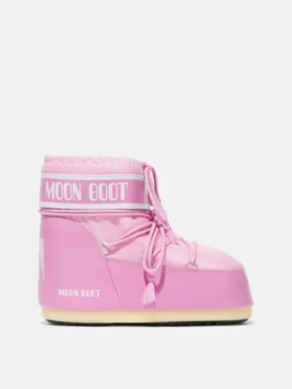 Icon Low Pink Nylon Boots