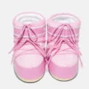 Icon Low Pink Nylon Boots
