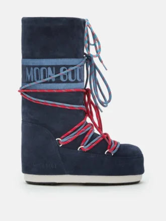 Icon Navy Suede Boots