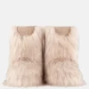Jacquemus + Moon Boot Icon Yeti Mid Cream Boots