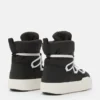 Junior Park Black Lace Mid Boots Junior Park Black Lace Mid Boots