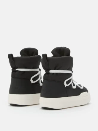 Junior Park Black Lace Mid Boots