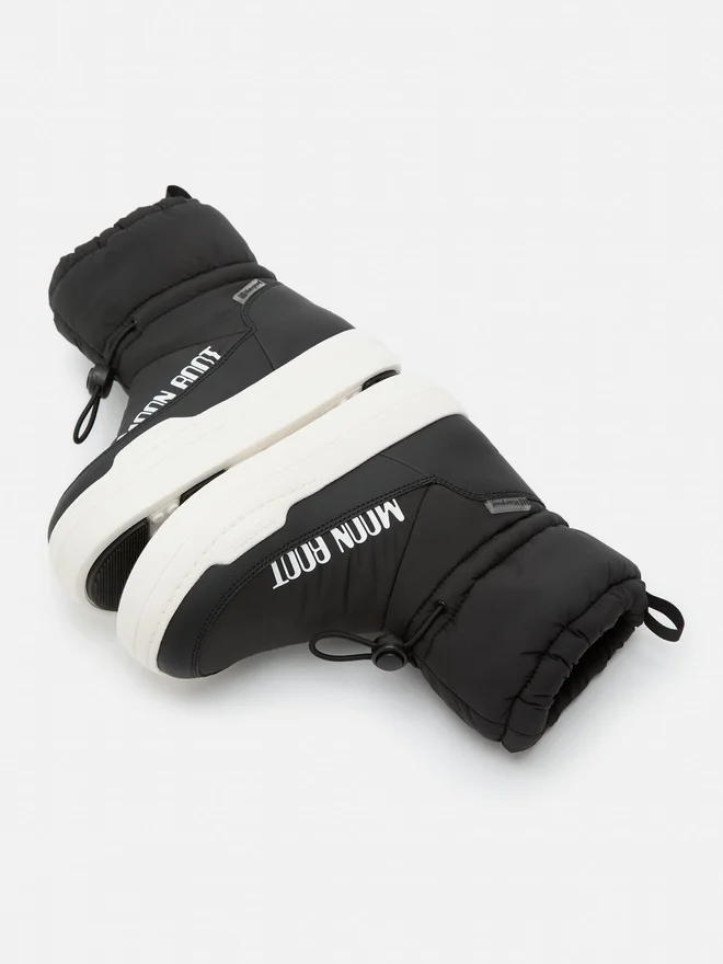 Junior Park Black Tube Mid Boots Junior Park Black Tube Mid Boots