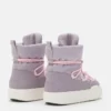 Junior Park Lilac Lace Mid Boots Junior Park Lilac Lace Mid Boots