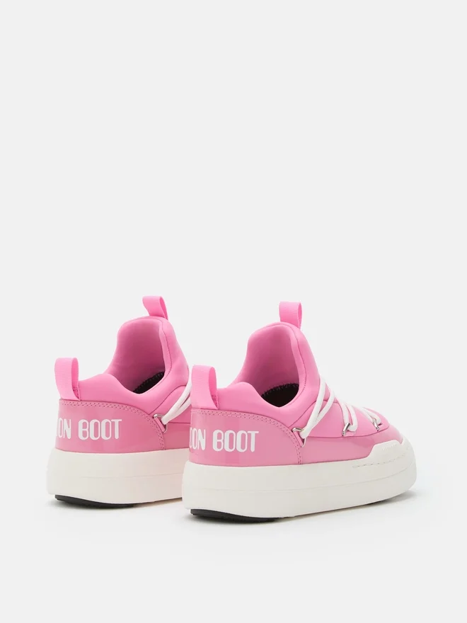 Junior Park Pink Low Lace Sneakers Junior Park Pink Low Lace Sneakers