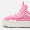 Junior Park Pink Low Lace Sneakers Junior Park Pink Low Lace Sneakers