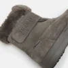 Junior Park Strap Anthracite Suede Boots