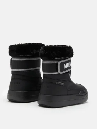Junior Park Strap Black Boots