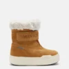 Junior Park Strap Brown Suede Boots