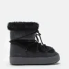 Ltrack Low Black Faux-Fur Boots Ltrack Low Black Faux-Fur Boots