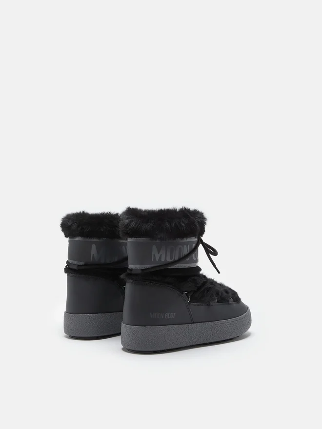 Ltrack Low Black Faux-Fur Boots Ltrack Low Black Faux-Fur Boots