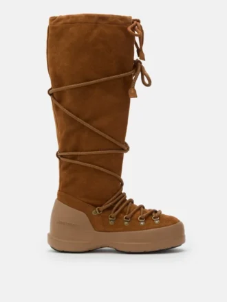 Luna Brown Suede Extra Boots