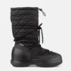 Mezzaluna Black Quilted High Boots Mezzaluna Black Quilted High Boots