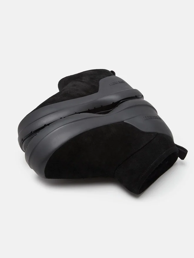 Mezzaluna Black Suede Low Boots Mezzaluna Black Suede Low Boots