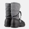 Mezzaluna Grey Quilted High Boots