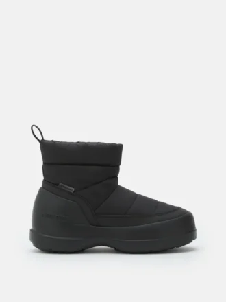 Mezzaluna Puffy Black Boots