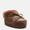 Moon Boot X Guest in Residence Evx Chalet Cocoa Faux Fur Mules