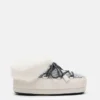 Moon Boot X Guest in Residence Evx Chalet White Sand Faux Fur Mules