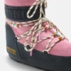 Moon Boot X Guest in Residence Icon Low Grey & Rose Beaded Suede Boots