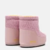 Moon Boot X Guest in Residence Icon Low No Lace Rose Knit Boots