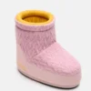 Moon Boot X Guest in Residence Icon Low No Lace Rose Knit Boots