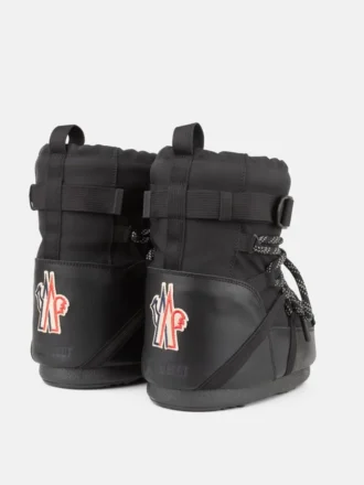 Moon Boot X Moncler Grenoble Icon Low Black Boots